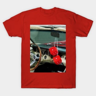 Cars - Red Fuzzy Dice in Converible T-Shirt